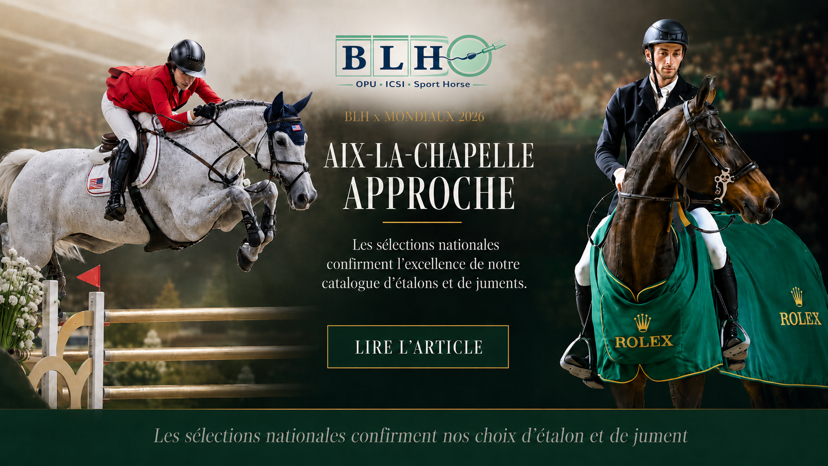 Aix-la-Chapelle approche — Béligneux Le Haras et les Mondiaux 2026